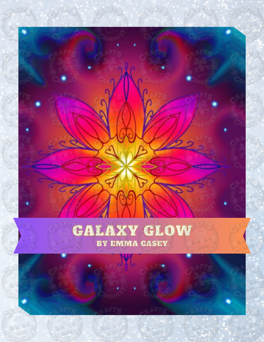 "Galaxy Glow" by Emma Casey Decorative Diamond Painting Release Papers