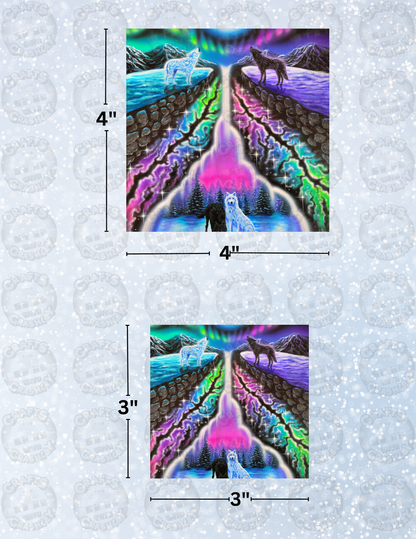 "Aurora Moon" by Becca Tindol Decorative Diamond Painting Release Papers