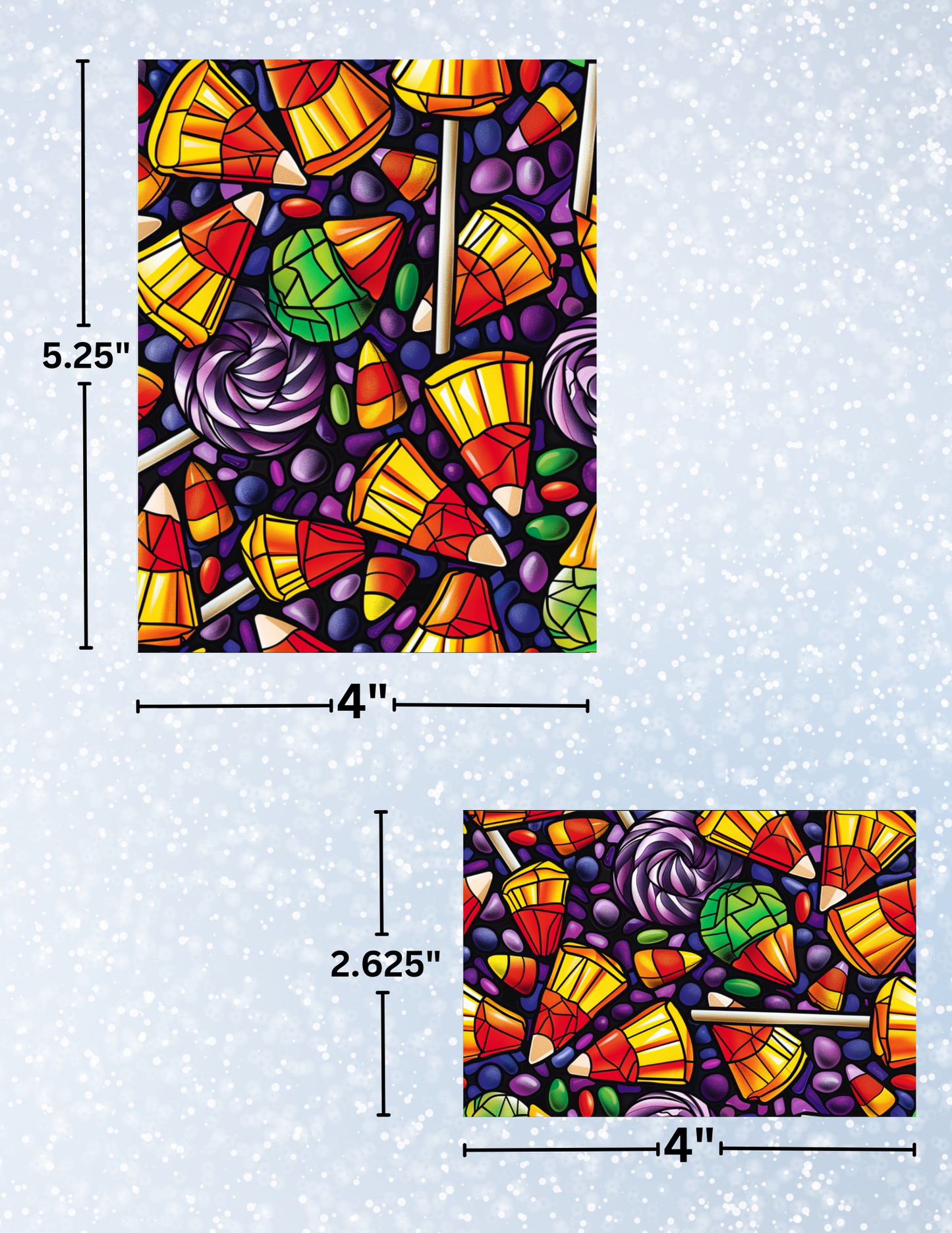 "Candy Corn Delight" Decorative Diamond Painting Release Papers