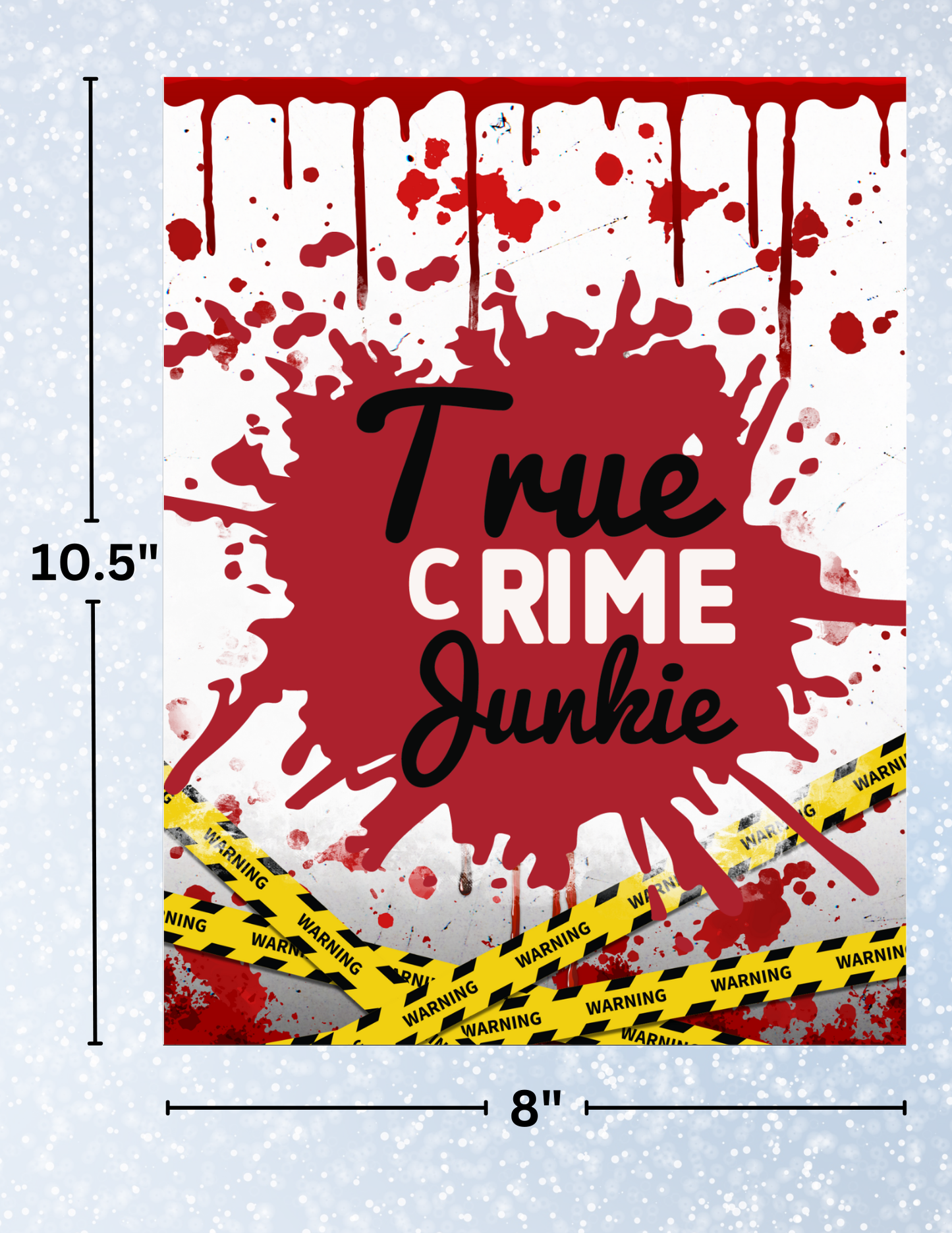 "True Crime Junkie" Decorative Diamond Painting Release Papers