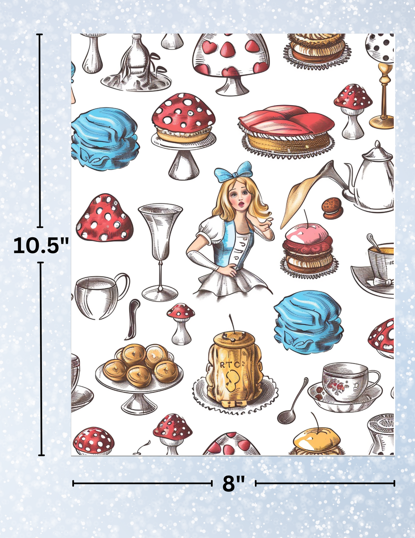 "Wonderland Treats" Decorative Diamond Painting Release Papers