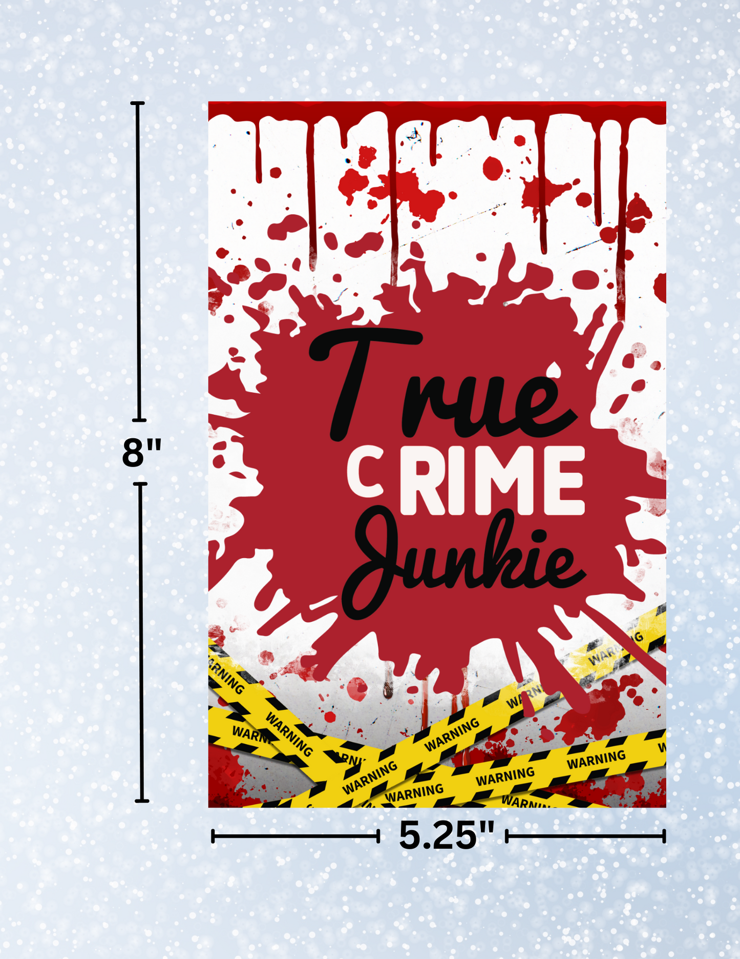 "True Crime Junkie" Decorative Diamond Painting Release Papers