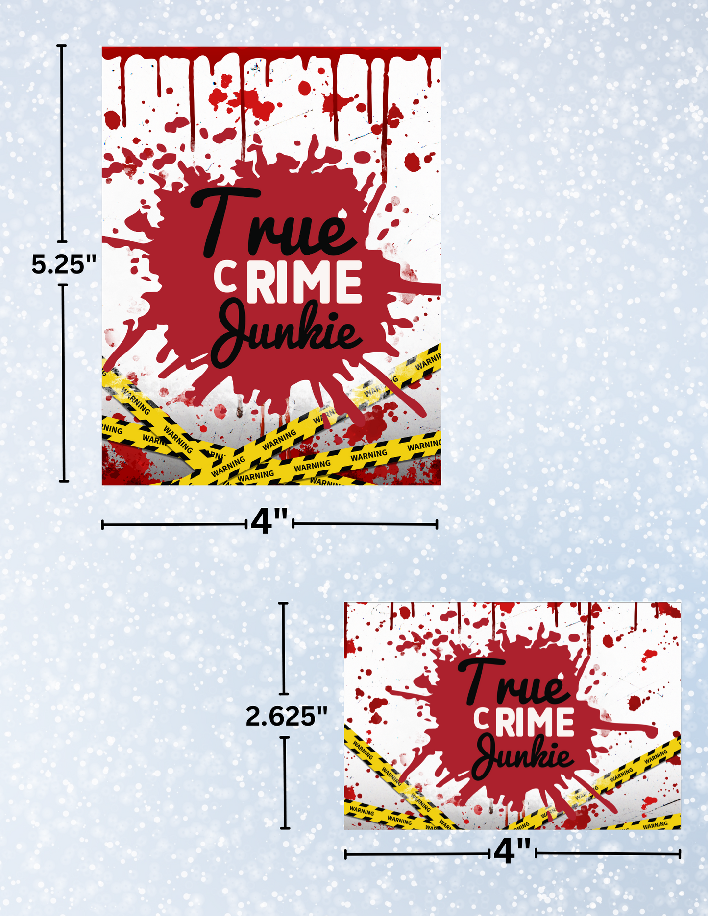 "True Crime Junkie" Decorative Diamond Painting Release Papers