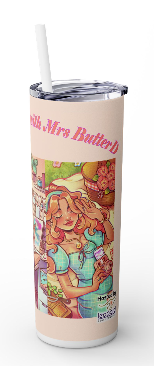 Be a Little Artsy by ©Mrs Butter D Event 20oz Skinny Tumbler