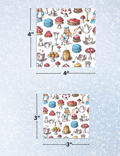 "Wonderland Treats" Decorative Diamond Painting Release Papers