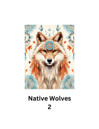 Wolves Build Your Own Pack Premium Decorative Release Papers