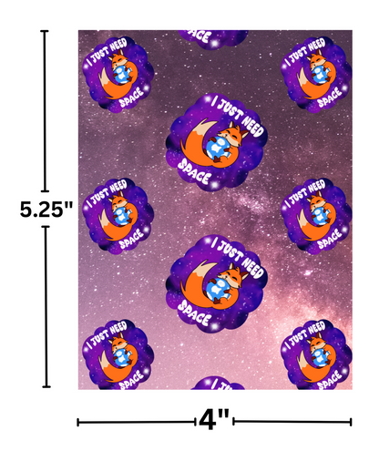 "Space Required" by Mrs Coffee Decorative Diamond Painting Release Papers