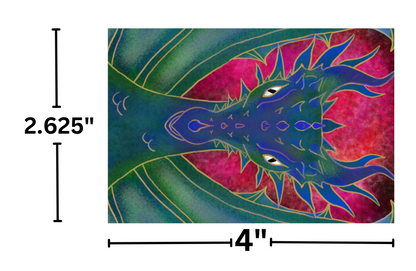 "Surrialian The Dragon (Scarlet)" by Kaleena Kollmeier Decorative Diamond Painting Release Papers