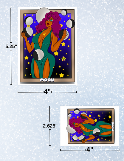 "Moon" by Mrs Coffee Decorative Diamond Painting Release Papers