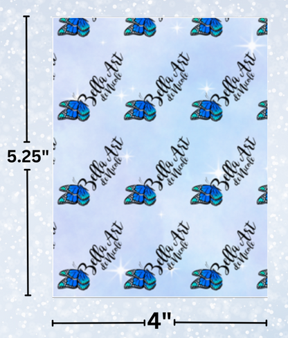 "Bella Art de Nicole 1" Decorative Diamond Painting Release Papers