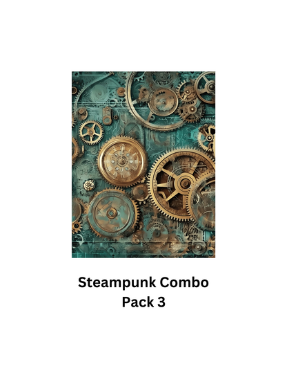 Steampunk Build Your Own Pack Premium Decorative Release Papers