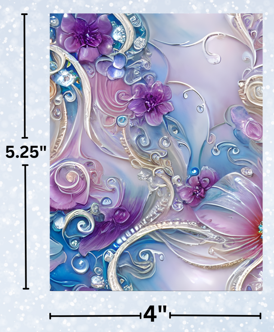 "Pearly Gems" Decorative Diamond Painting Release Papers