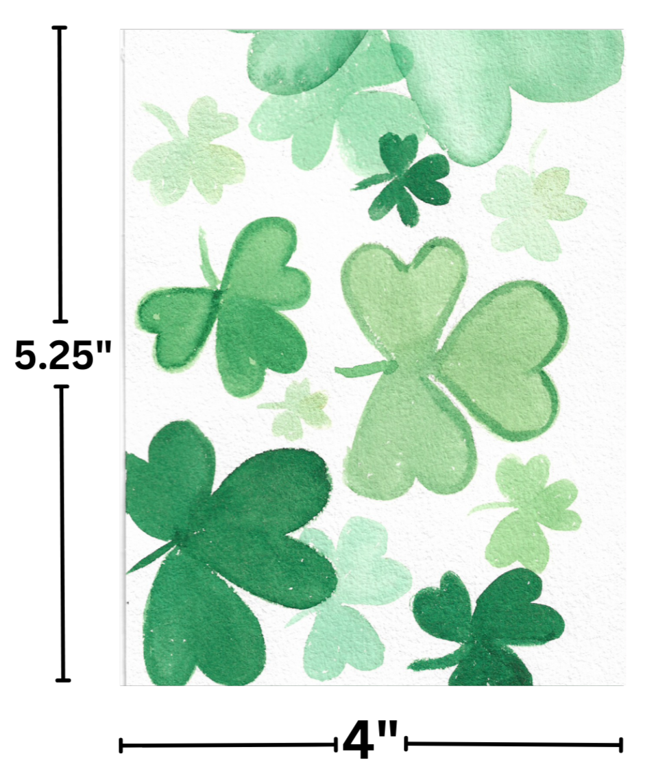 "Watercolor Clovers" by Crafting Journey Decorative Diamond Painting Release Papers