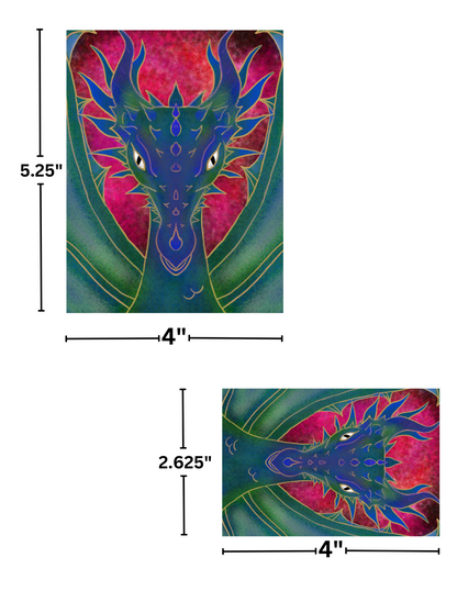 "Surrialian The Dragon (Scarlet)" by Kaleena Kollmeier Decorative Diamond Painting Release Papers