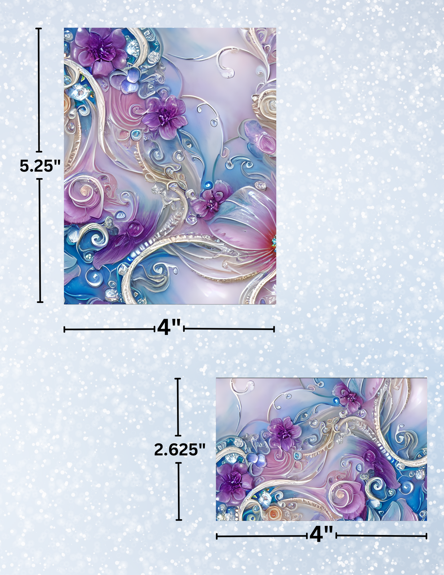 "Pearly Gems" Decorative Diamond Painting Release Papers