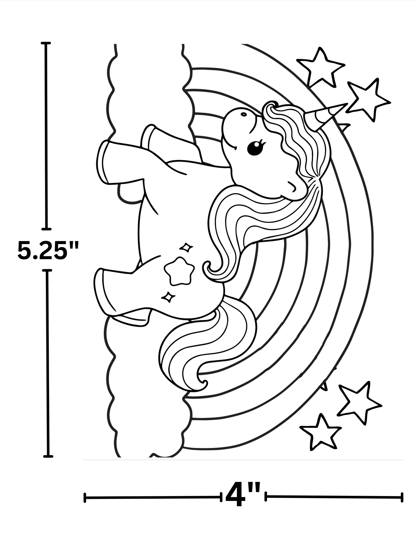 "Unicorn Coloring Pages" Premium Diamond Painting Release Papers