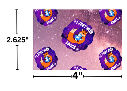 "Space Required" by Mrs Coffee Decorative Diamond Painting Release Papers