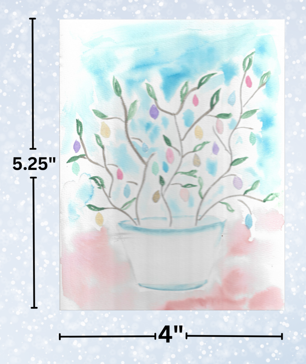 "Pastel Plant" by Crafting Journey Decorative Diamond Painting Release Papers