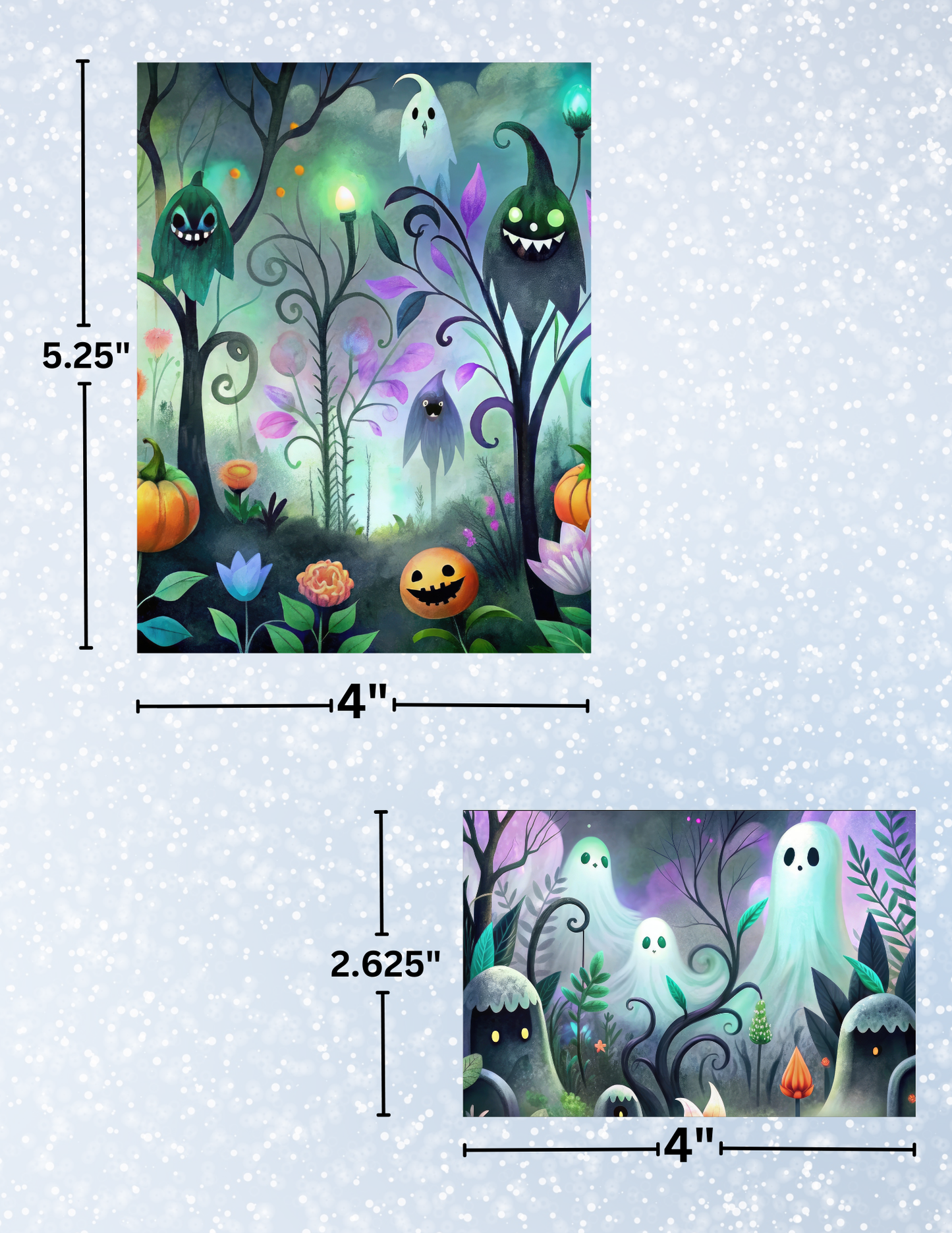 "Spooky Halloween" Decorative Diamond Painting Release Papers