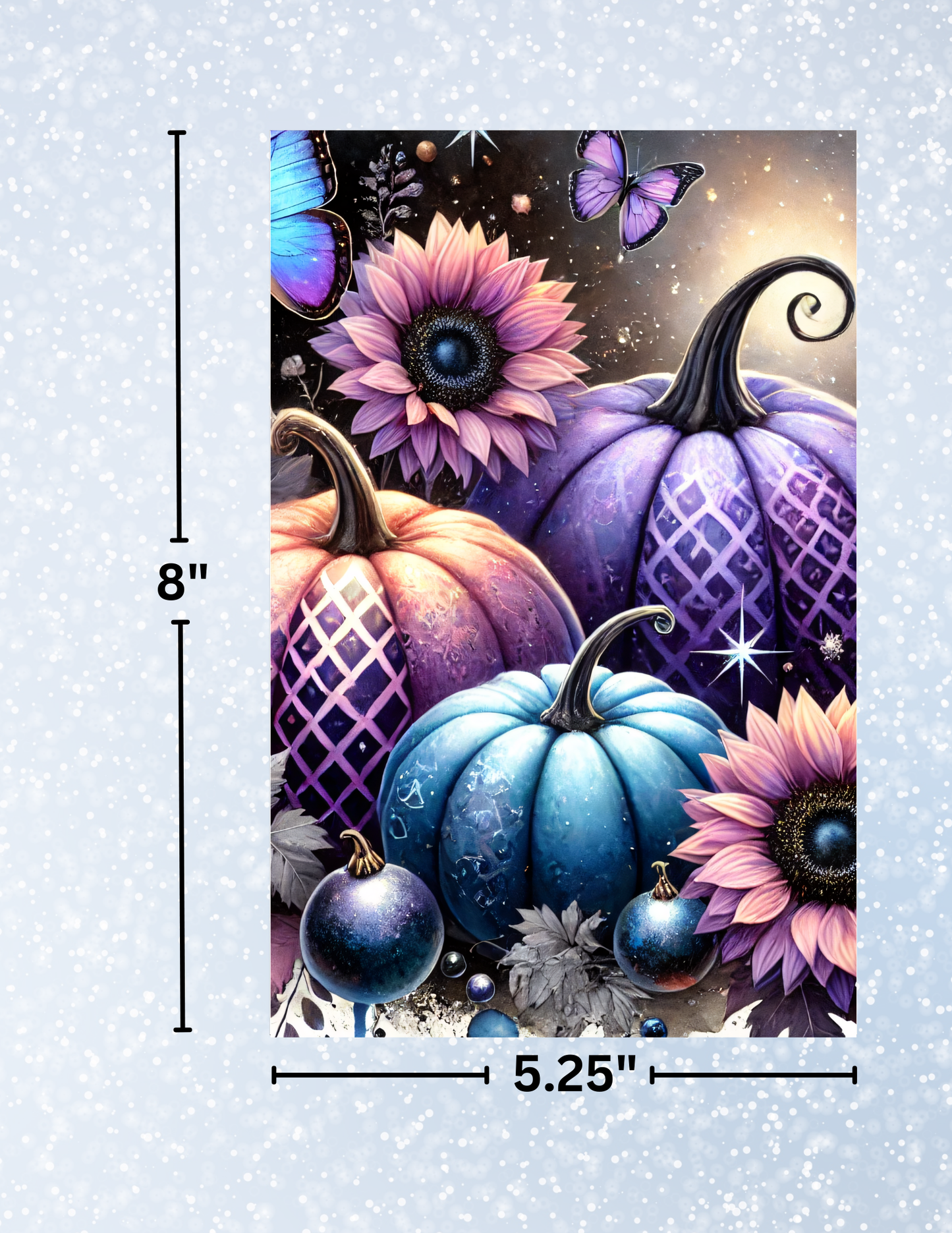 "Purple Autumn Haze" Decorative Diamond Painting Release Papers