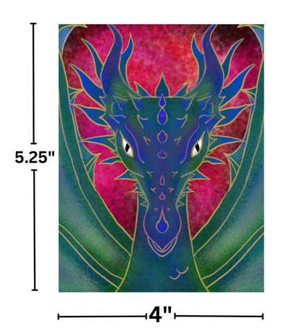 "Surrialian The Dragon (Scarlet)" by Kaleena Kollmeier Decorative Diamond Painting Release Papers