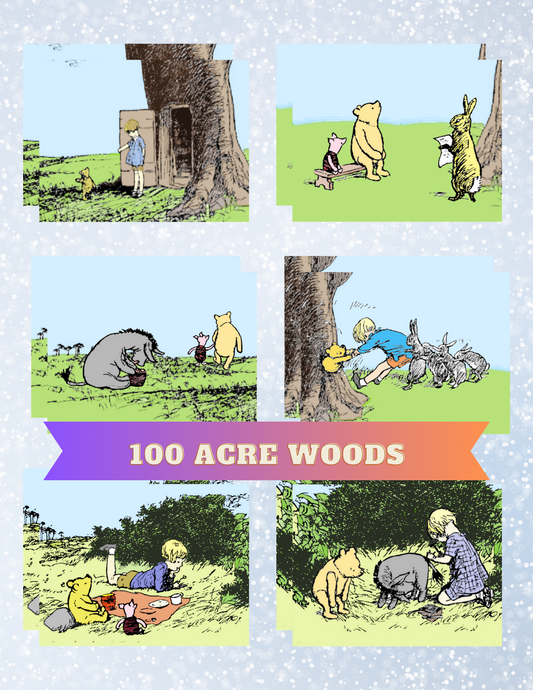 "100 Acre Woods" Premium Diamond Painting Release Papers