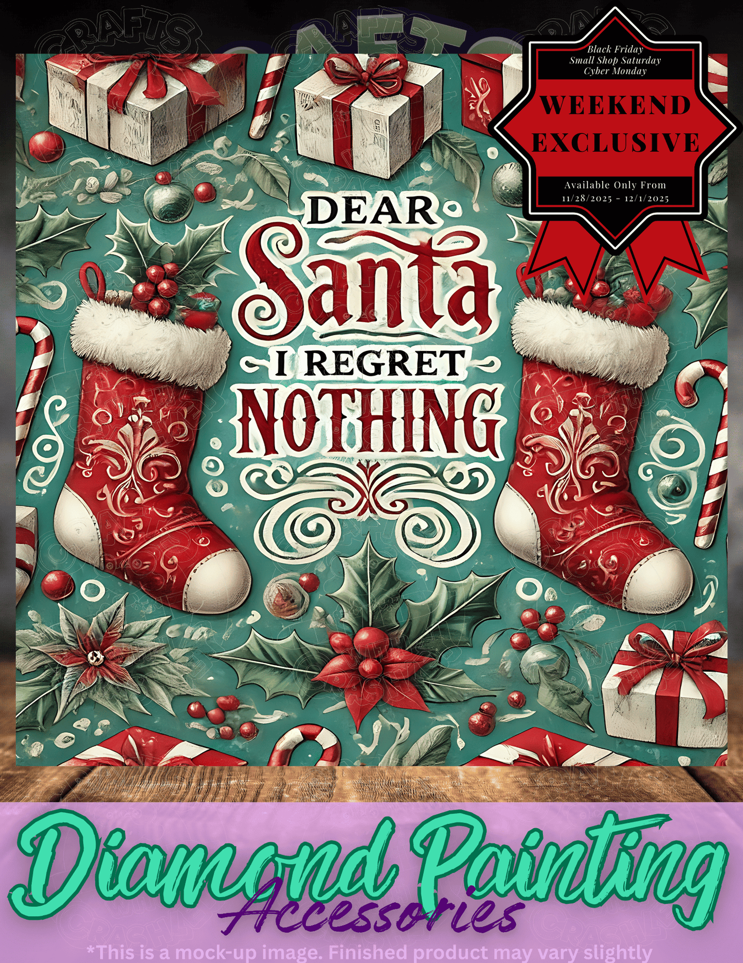 "Regret Nothing" Premium Accessories for Diamond Painting