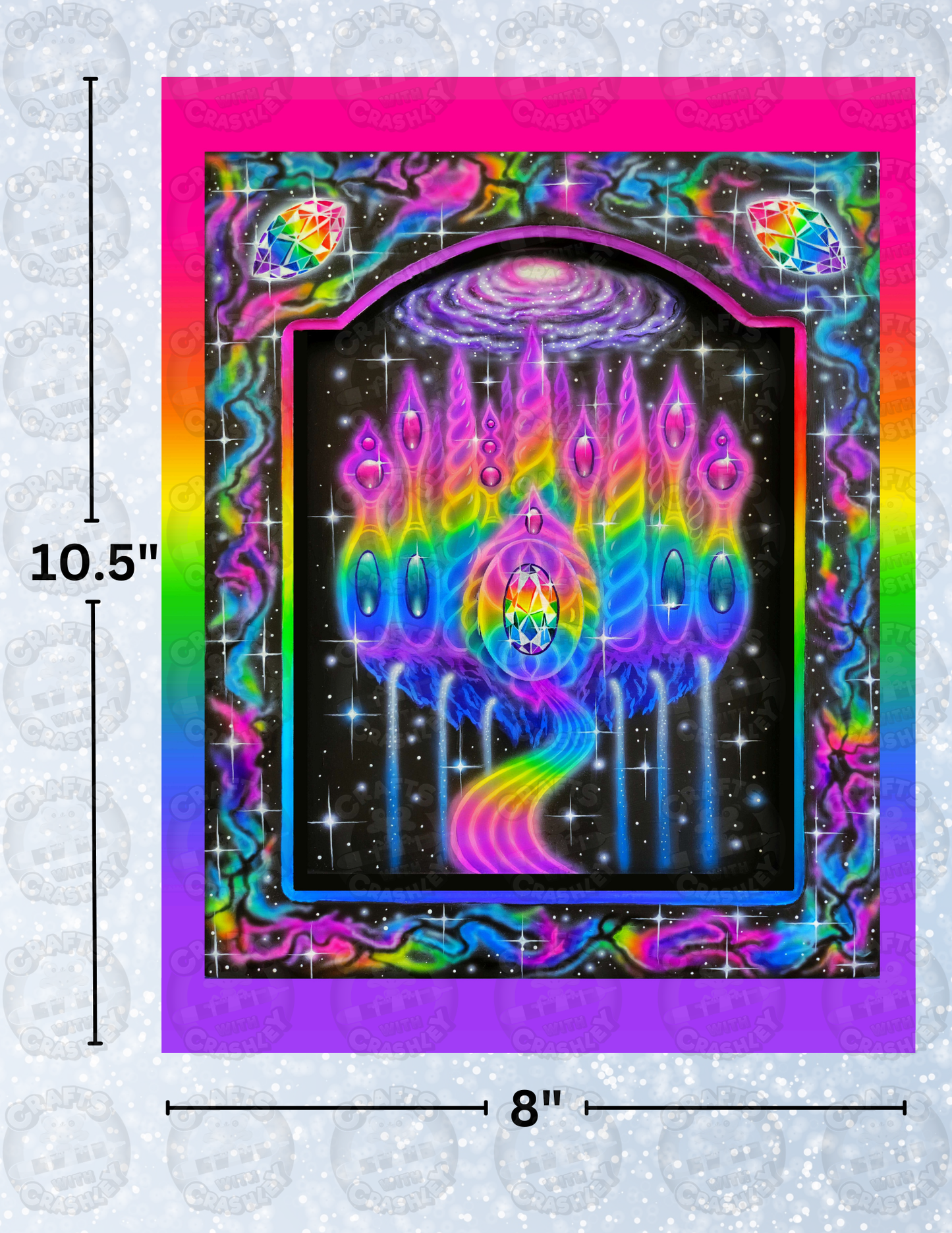 "Rainbow Kingdom" by Becca Tindol Decorative Diamond Painting Release Papers