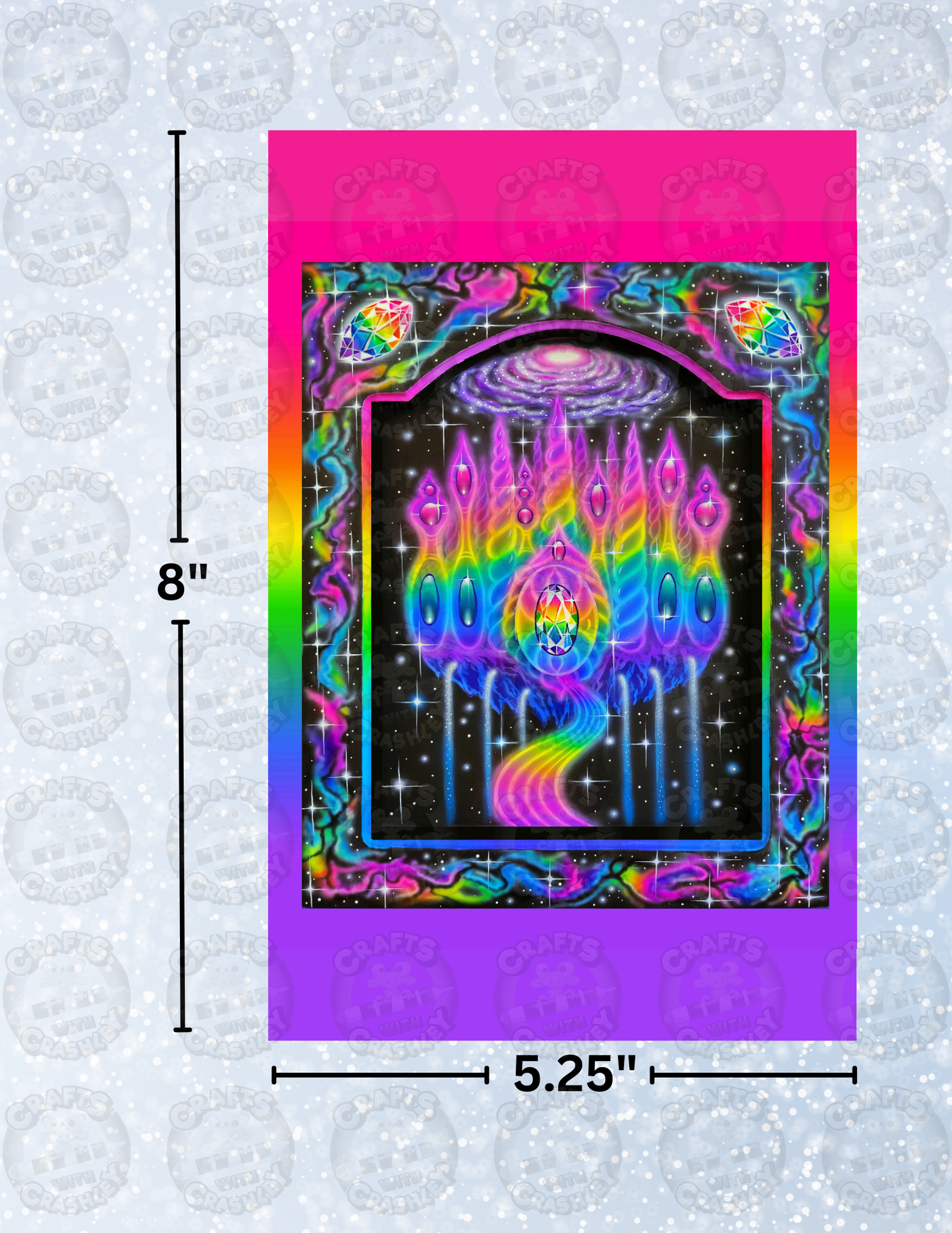 "Rainbow Kingdom" by Becca Tindol Decorative Diamond Painting Release Papers