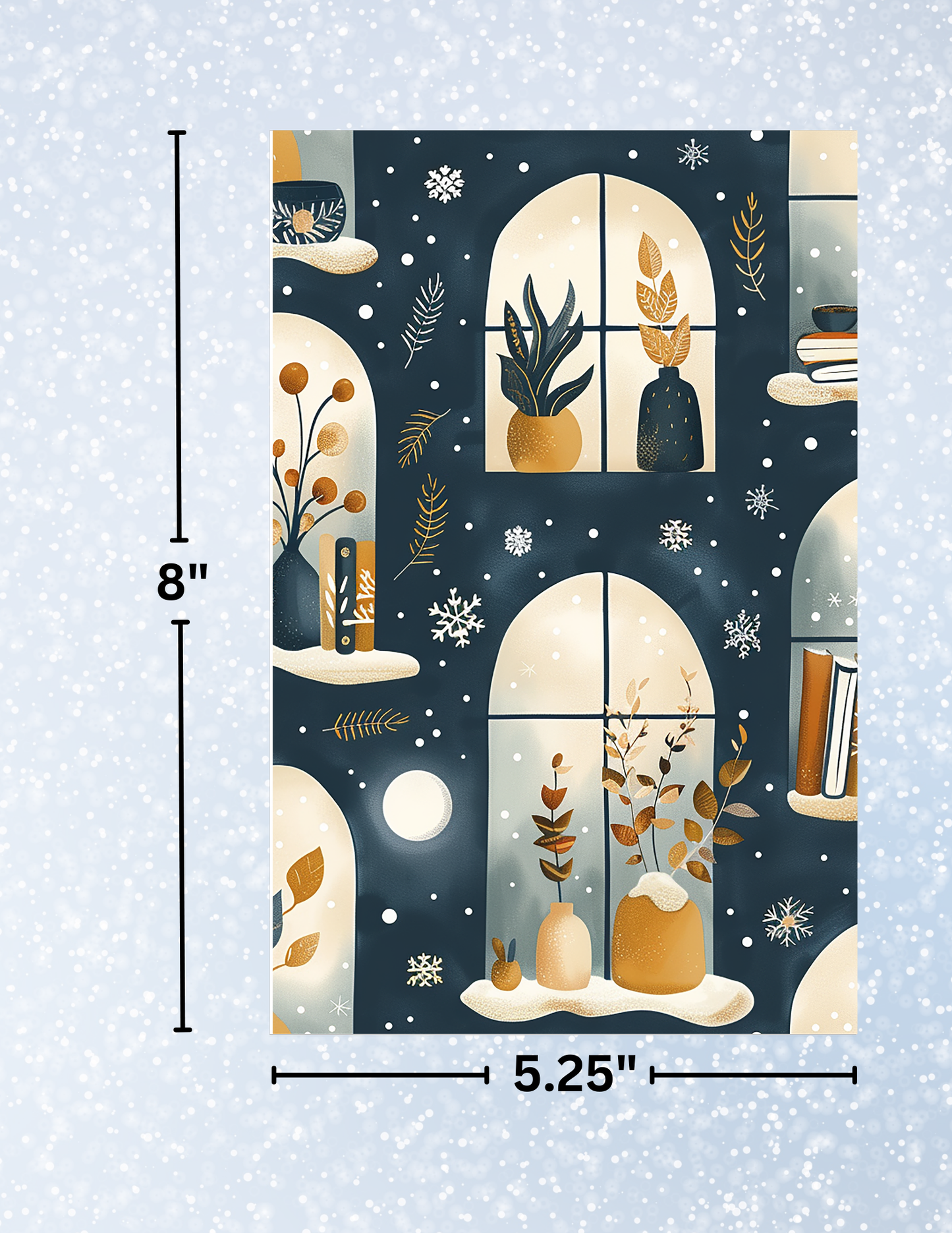 "Winter Windows" Decorative Diamond Painting Release Papers