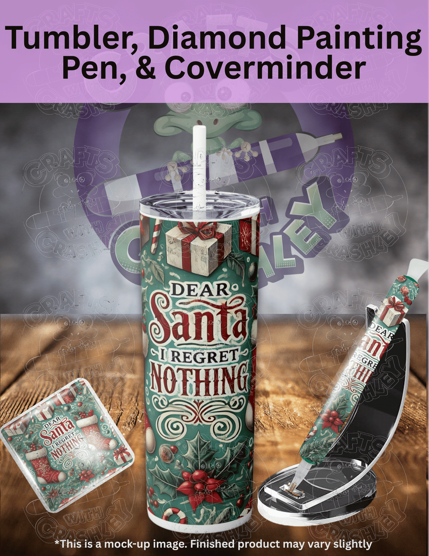 "Regret Nothing" Premium Accessories for Diamond Painting