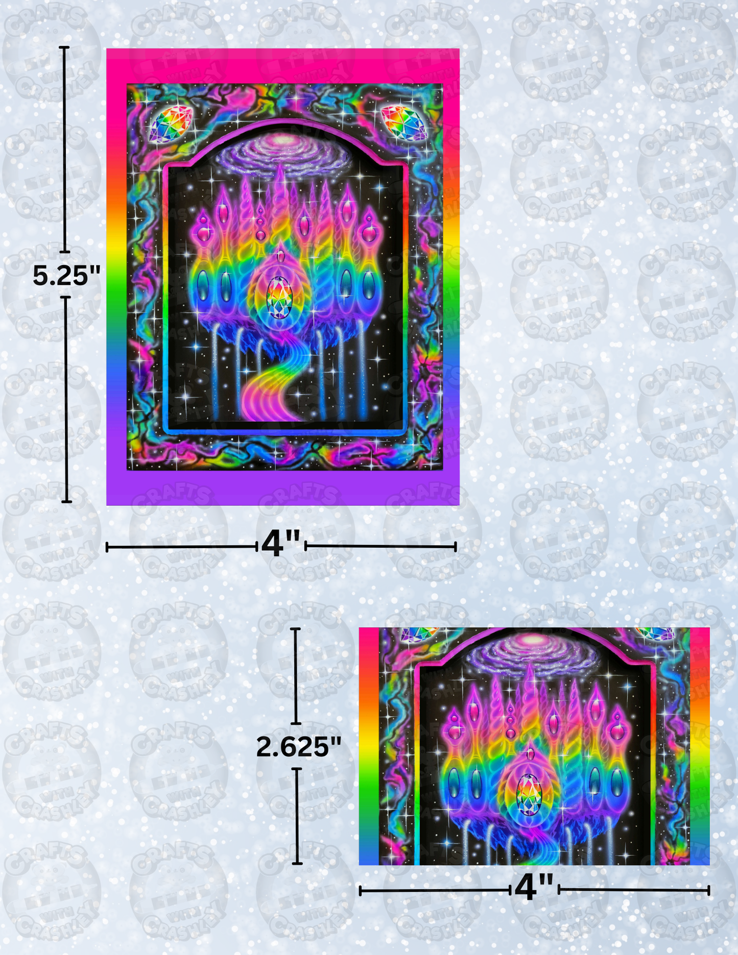 "Rainbow Kingdom" by Becca Tindol Decorative Diamond Painting Release Papers