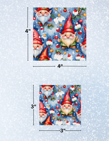 "Gnome For Christmas" Decorative Diamond Painting Release Paper