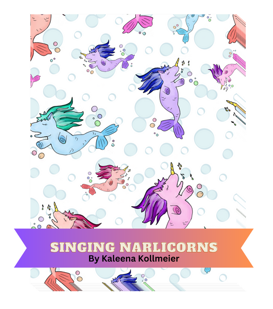 "Singing Narlicorns" by Kaleena Kollmeier Decorative Diamond Painting Release Papers