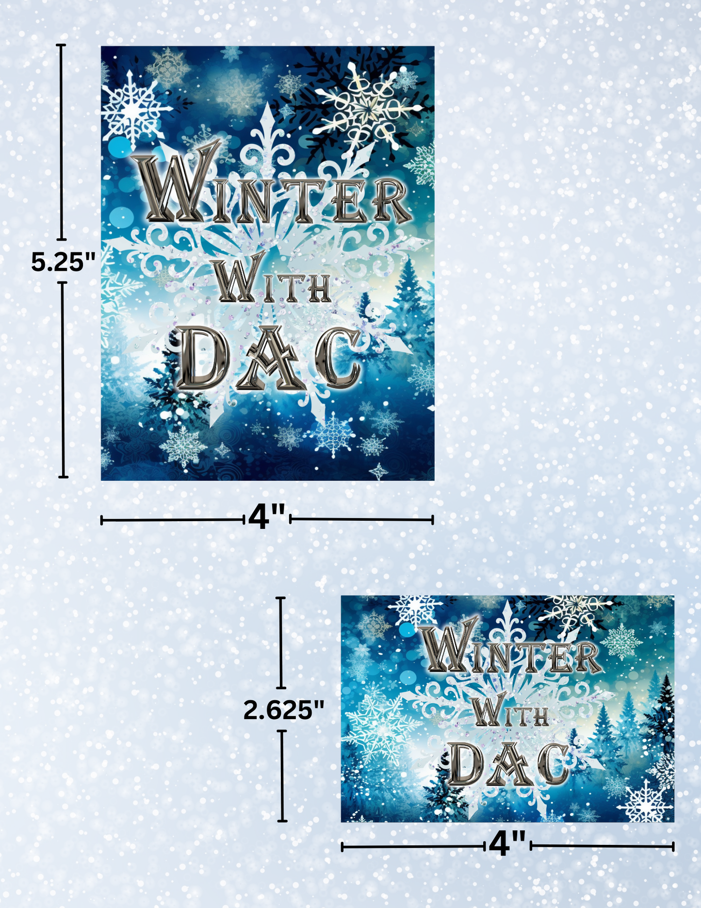 "Winter with DAC" Decorative Diamond Painting Release Papers