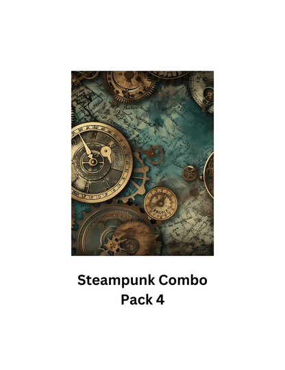Steampunk Build Your Own Pack Premium Decorative Release Papers