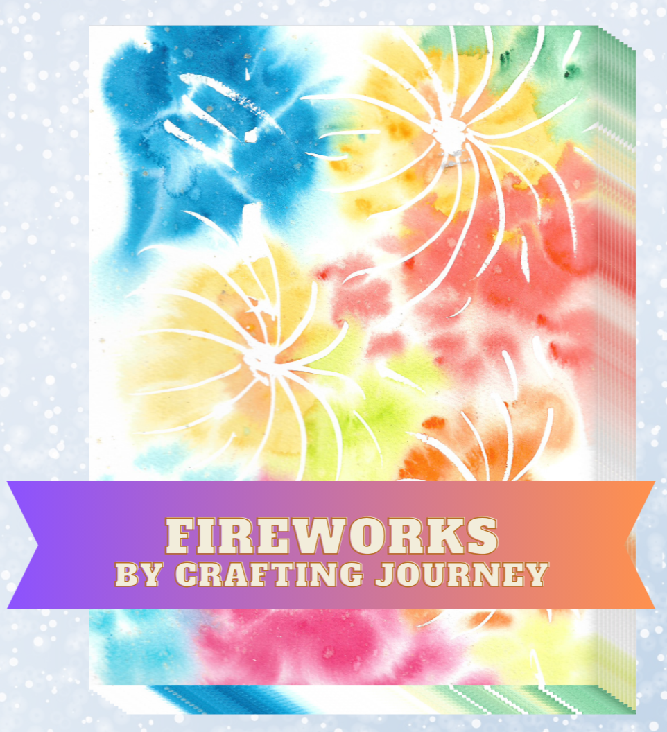 "Fireworks" by Crafting Journey Decorative Diamond Painting Release Papers