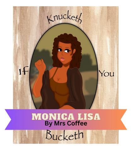 "Monica Lisa" by Mrs Coffee Decorative Diamond Painting Release Papers