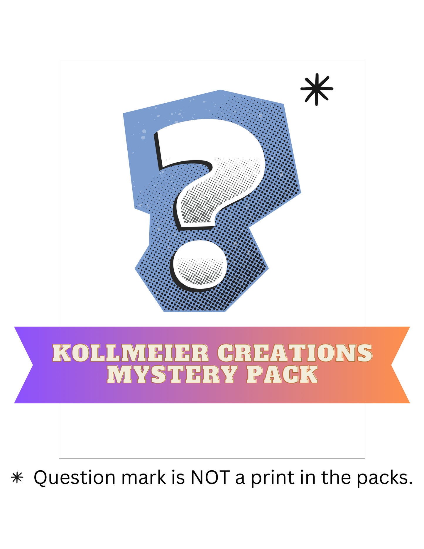 "Kollmeier Creations Mystery Pack" Premium Diamond Painting Release Papers