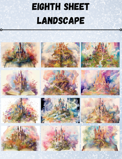 "A Storybook Fairytale" Decorative Diamond Painting Release Paper