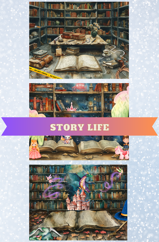 "Story Life" Premium Diamond Painting Release Papers