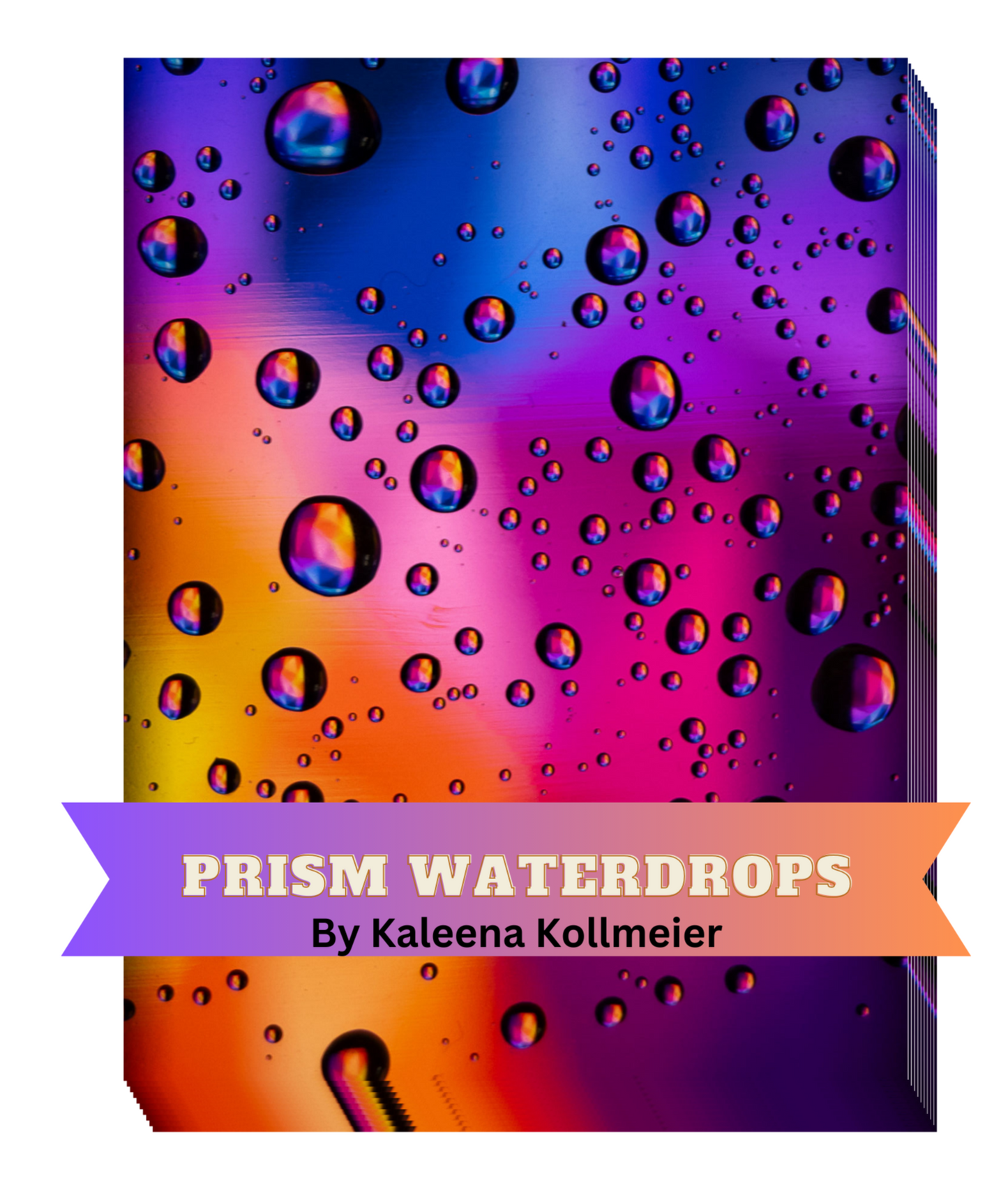 "Prism Waterdrops" by Kaleena Kollmeier Decorative Diamond Painting Release Papers