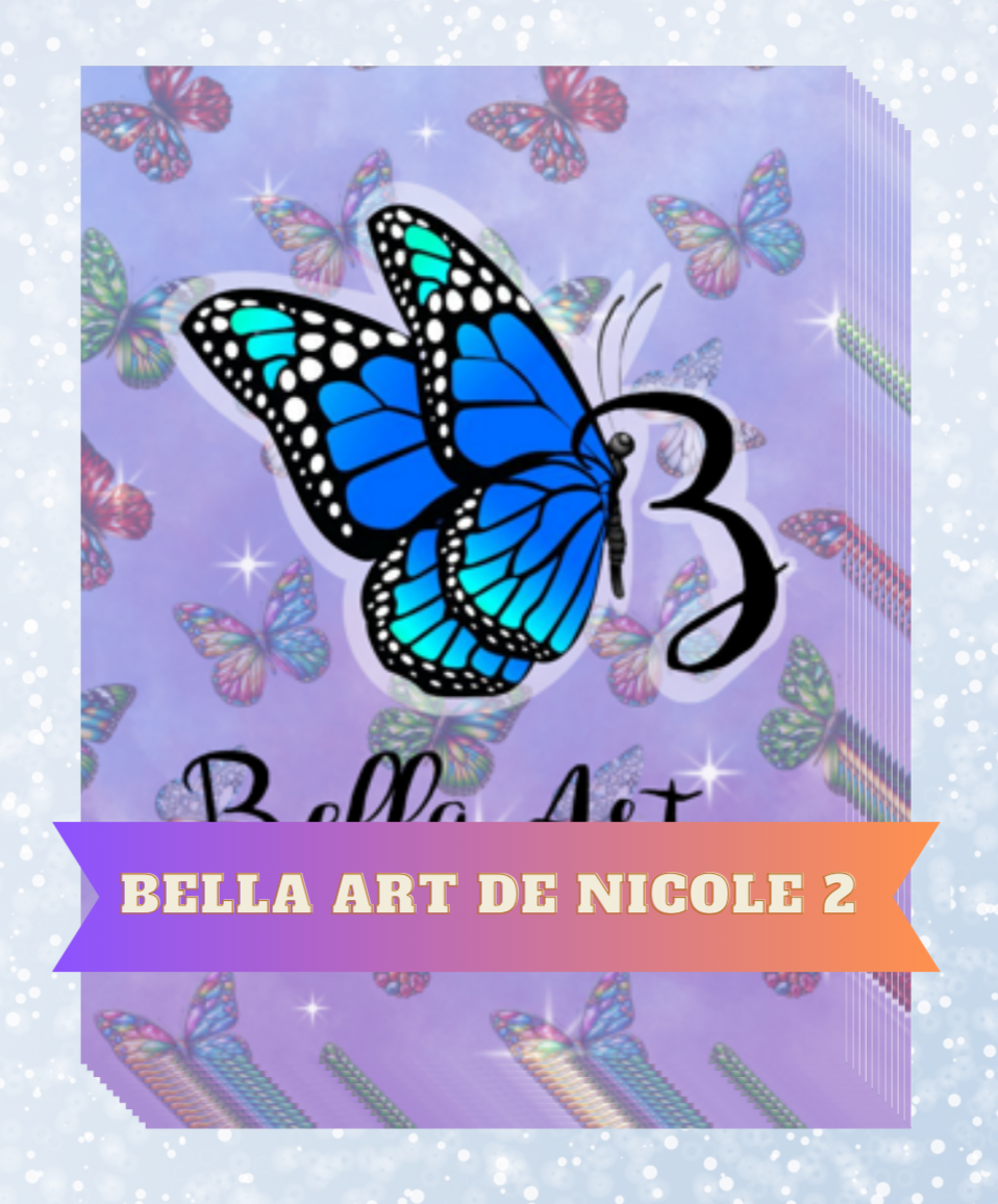 "Bella Art de Nicole 2" Decorative Diamond Painting Release Papers