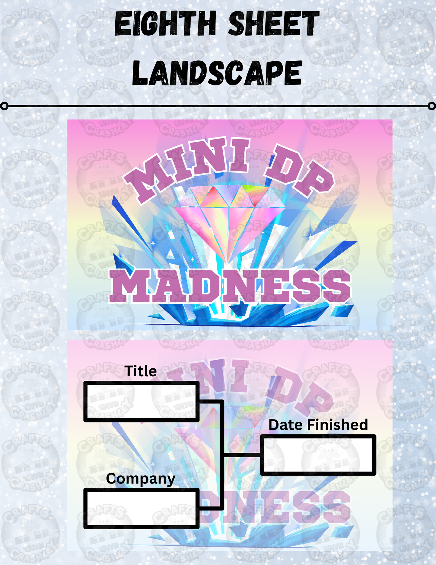 "Mini DP Madness" Decorative Diamond Painting Release Papers