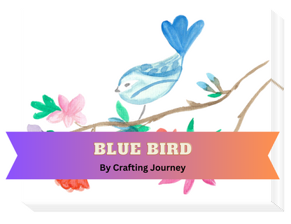 "Blue Bird" by Crafting Journey Decorative Diamond Painting Release Papers