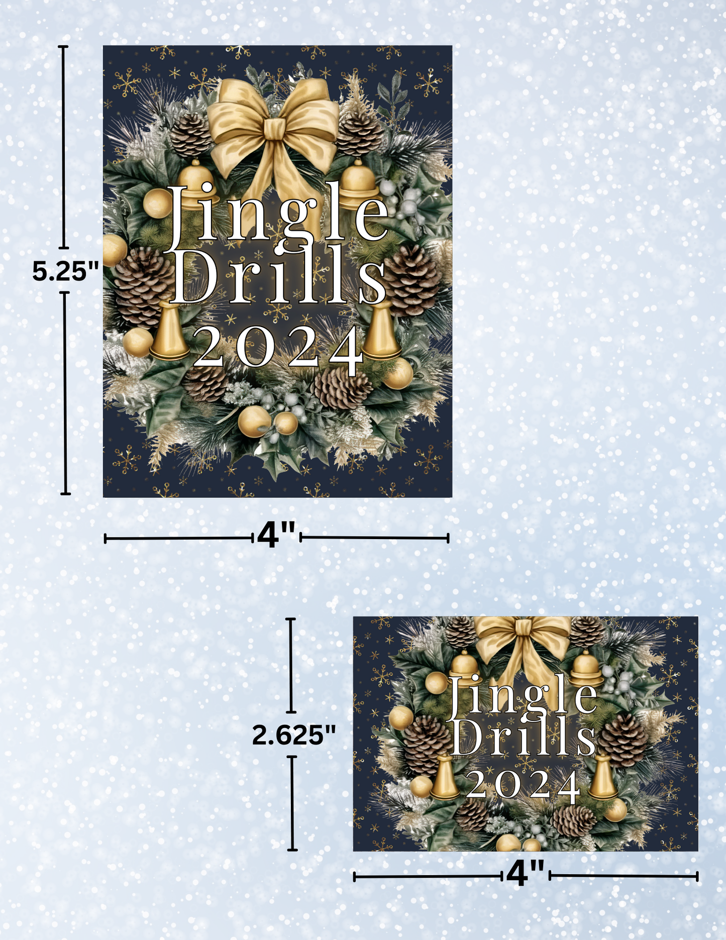 "Jingle Drills 2024" Decorative Diamond Painting Release Papers