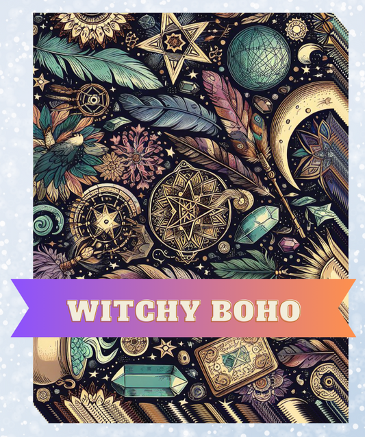 "Witchy Boho" Decorative Diamond Painting Release Papers