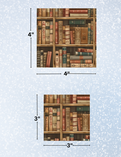 "Books" Decorative Diamond Painting Release Papers