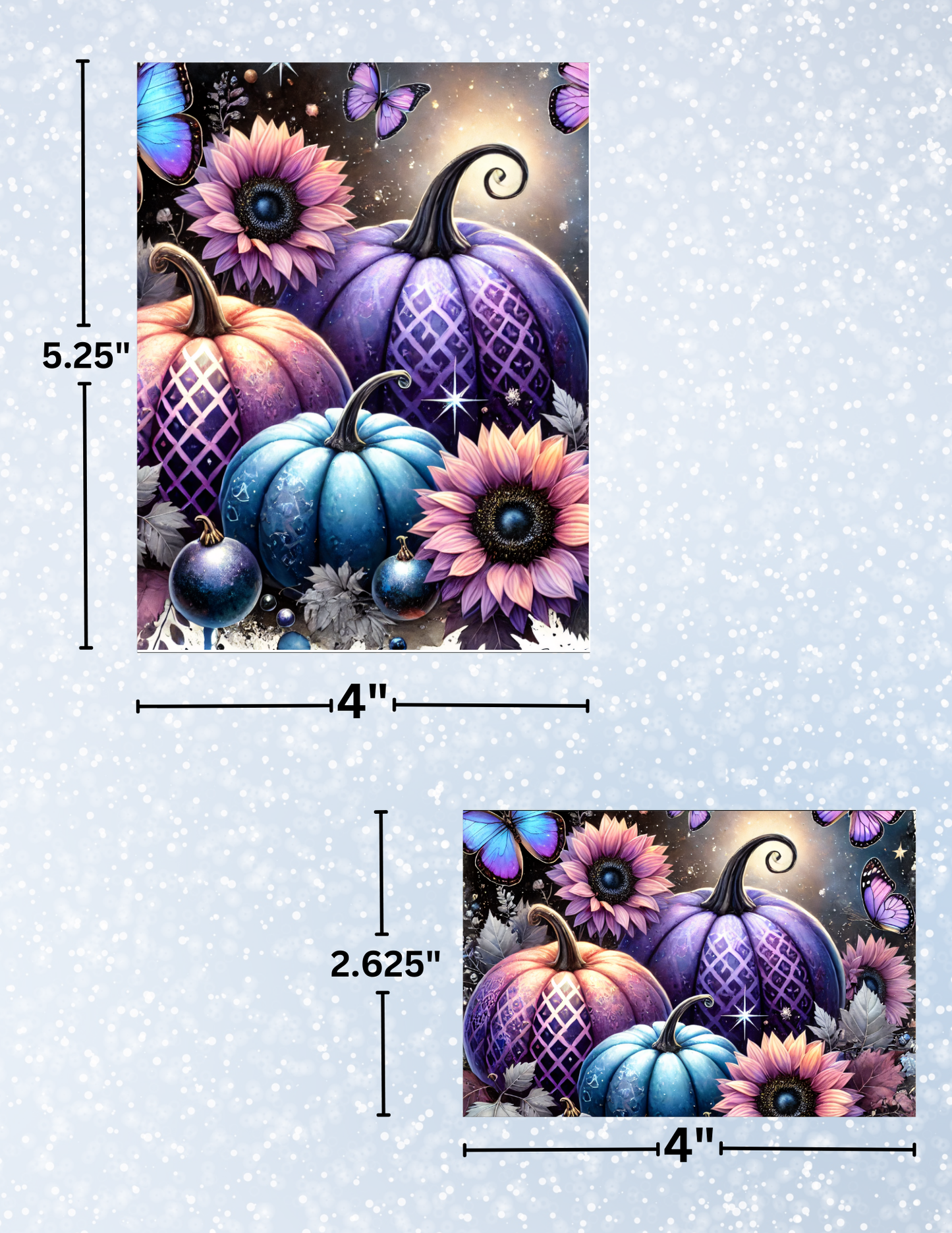 "Purple Autumn Haze" Decorative Diamond Painting Release Papers