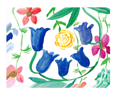 "Floral 1" by Crafting Journey Decorative Diamond Painting Release Papers